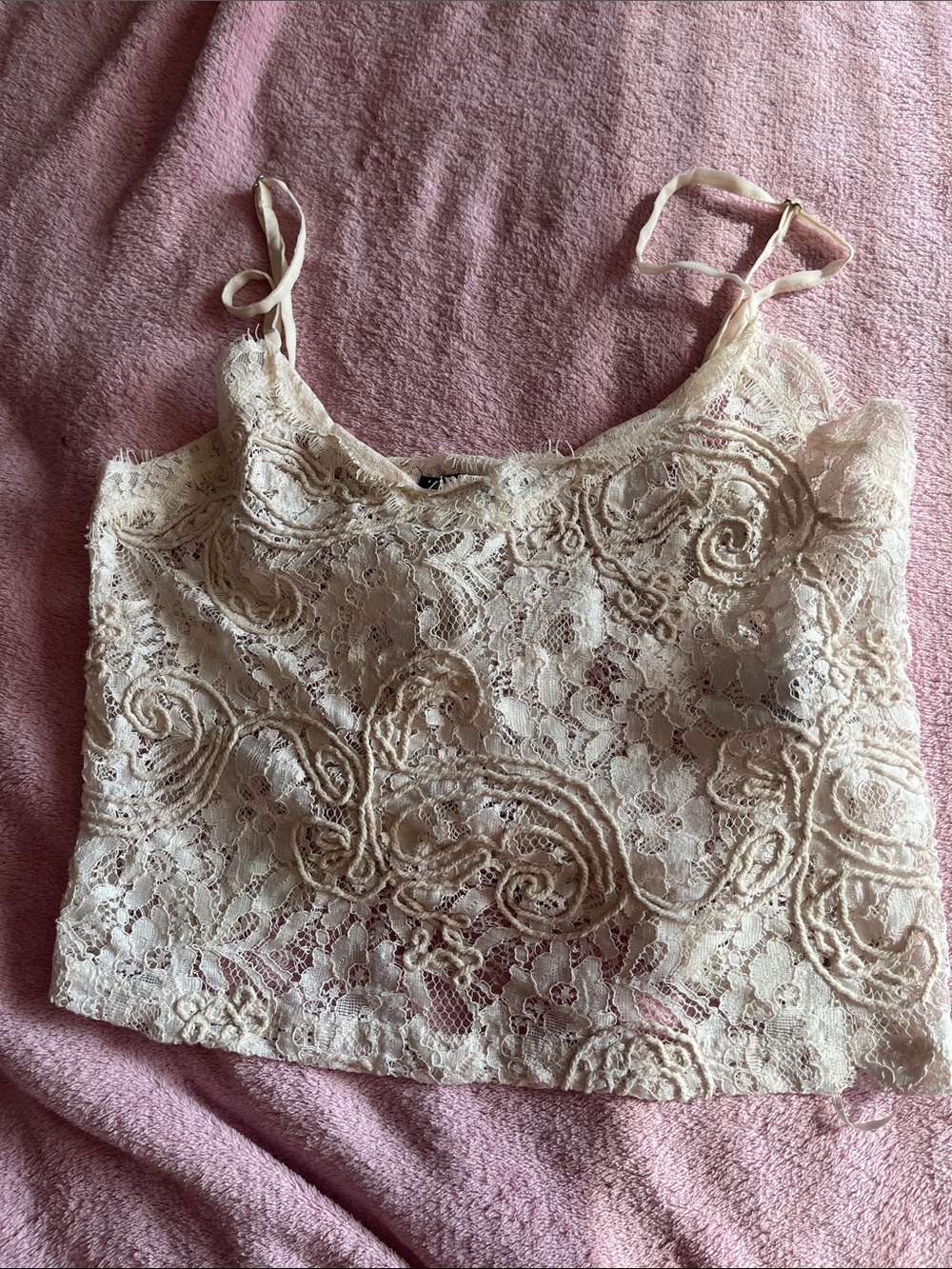 Zara Lace Camisole in Cream